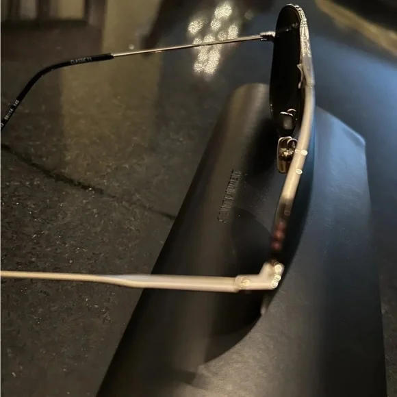 Saint Laurent Gold Aviators